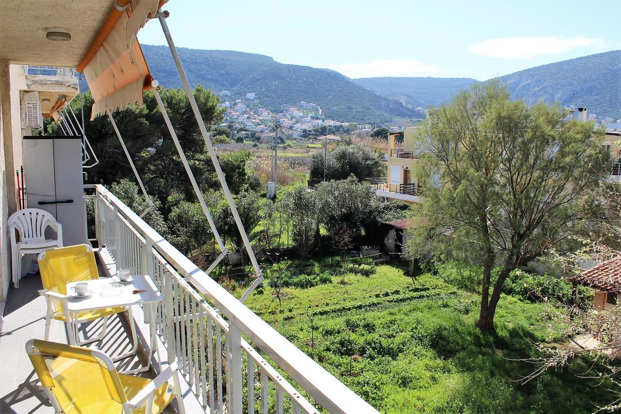 Apartment Sea View In Front Of The Beach Of Agia Marina Pórto Ráfti Kültér fotó